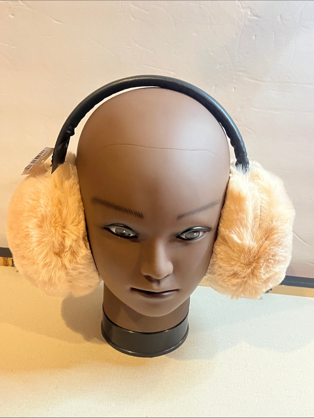 Red Or Beige Faux Fur Earmuffs Pick One - Picture 10 of 10